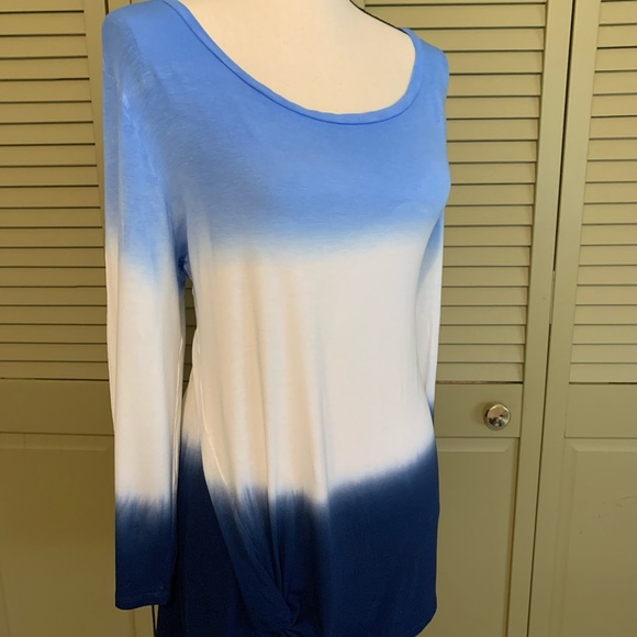 Soft Ombré Side Knot Tunic - Picture 4 of 8